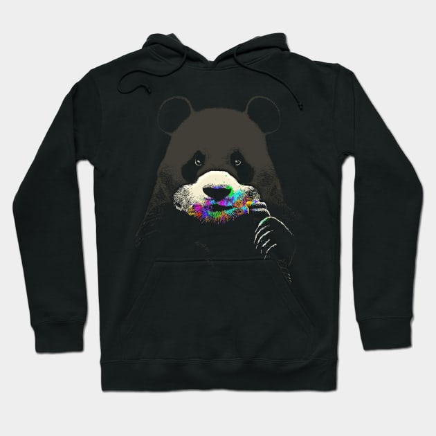 Panda and Unicorn Rainbow Gifts Pandas and Unicorns Hoodie by Evoke Collective